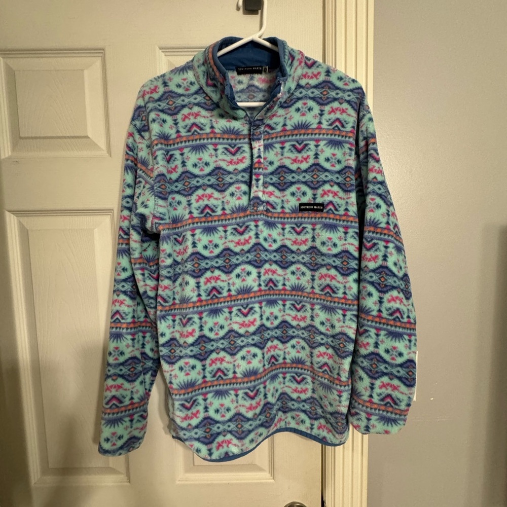 Southern Marsh half zip sweatshirt